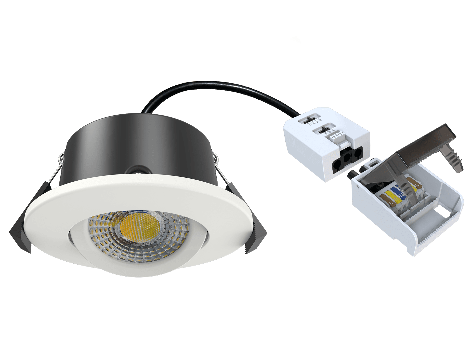 W50 Tilt IP65 Fire-Rated Downlight